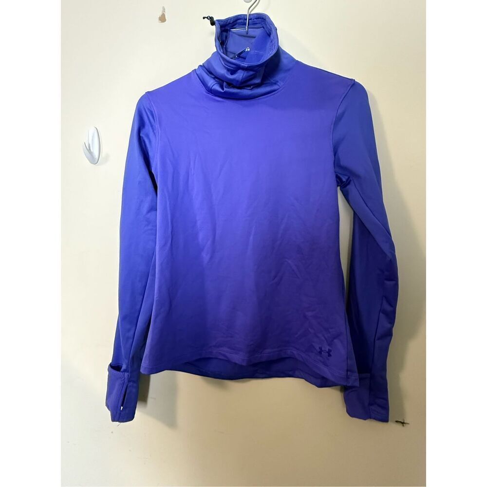 Under Armour Women's UA INFRARED UP PACE FUNNEL Fitted Long Sleeve Purple 137585